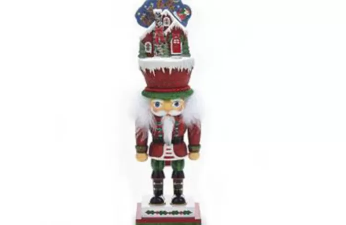Simply Christmas 16.5″ Santa On Rooftop Nutcracker* Nutcrackers