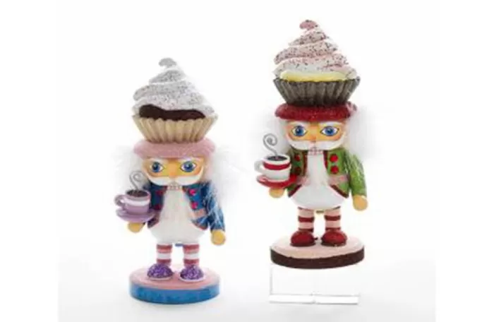 Simply Christmas 9″ Chocolate Pastel Cupcake Hat Nutcracker* Nutcrackers