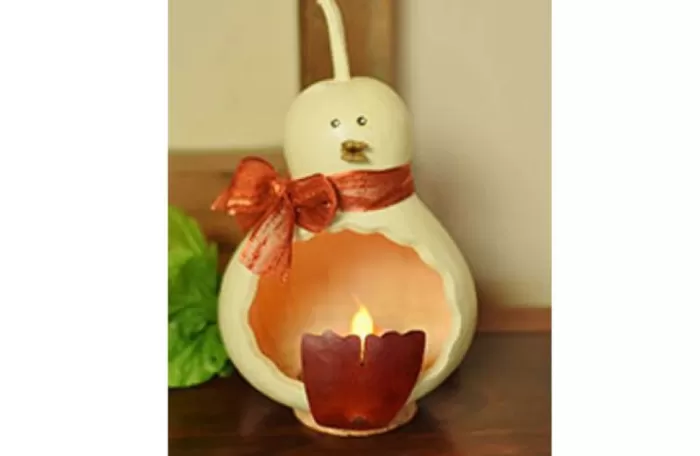 Simply Christmas Clover Chick* Painted Gourds