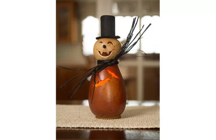 Simply Christmas Ethan The Vampire* Painted Gourds
