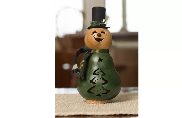 Simply Christmas Evergreen Mini* Painted Gourds