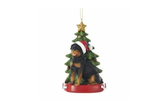 Simply Christmas Rottweiler* Cat And Dog