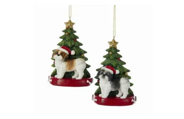 Simply Christmas Shih-Tzu* Cat And Dog