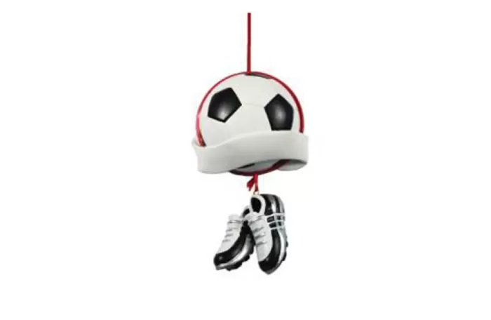 Simply Christmas Soccer Ball With Shoes* Hobby