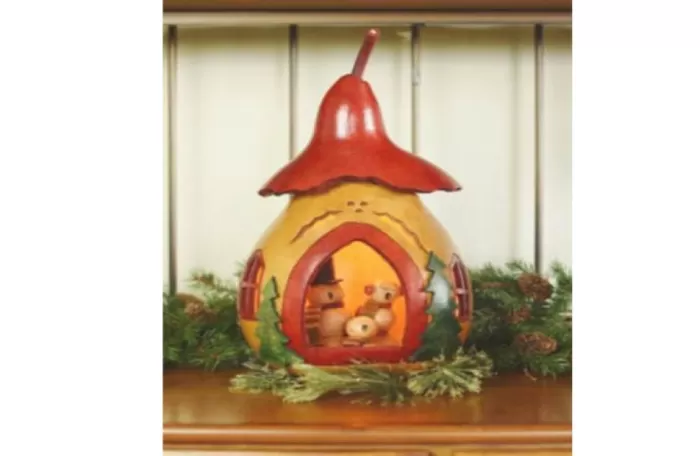 Simply Christmas The Spirit Of Christmas* Painted Gourds