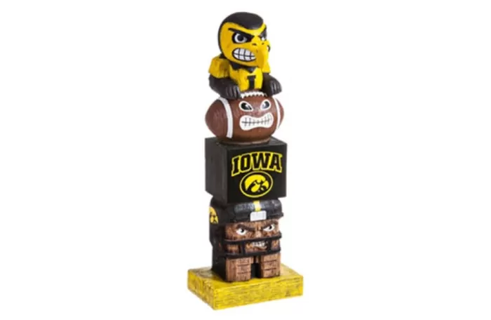 Simply Christmas University Of Iowa Tiki Totem* Collegiate Sports Memorabilia