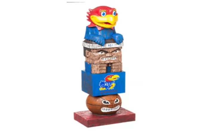 Simply Christmas University Of Kansas Tiki Totem* Collegiate Sports Memorabilia