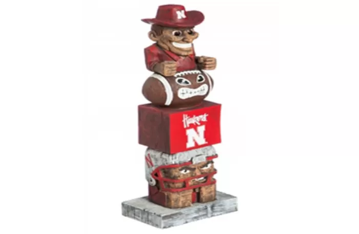 Simply Christmas University Of Nebraska Tiki Totem* Collegiate Sports Memorabilia