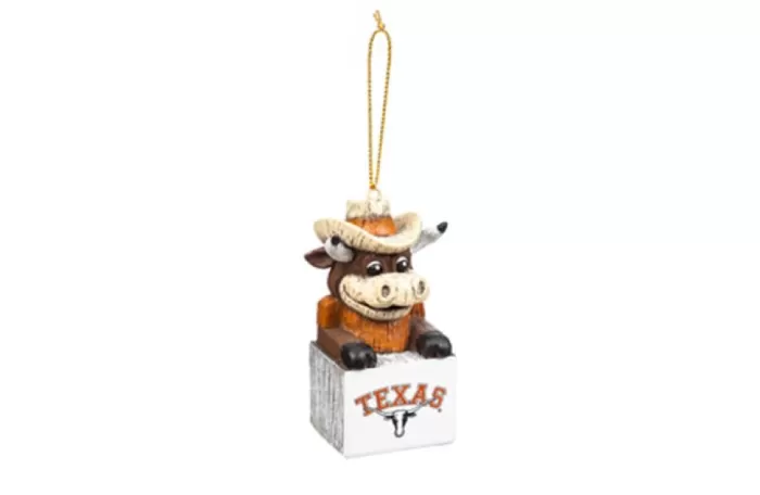 Simply Christmas University Of Texas Mini Tiki Ornament* Collegiate Sports Memorabilia