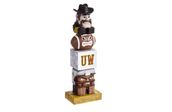 Simply Christmas University Of Wyoming Tiki Totem* Collegiate Sports Memorabilia
