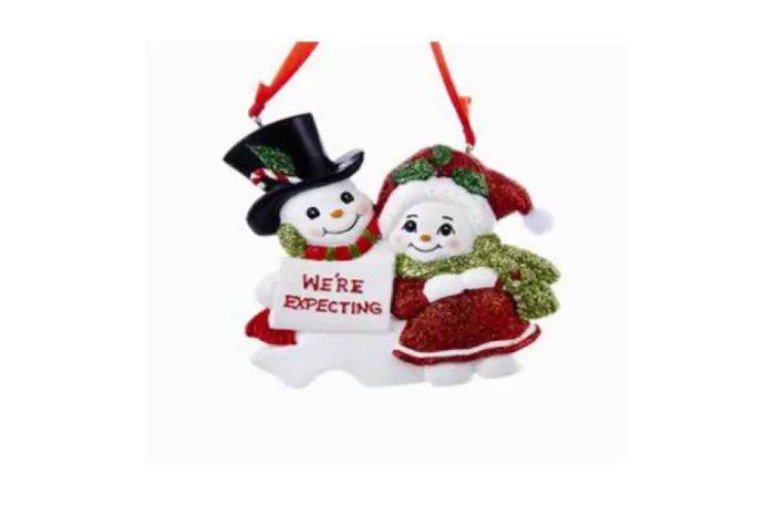 Simply Christmas We'Re Expecting Snow Couple* Baby'S First Christmas
