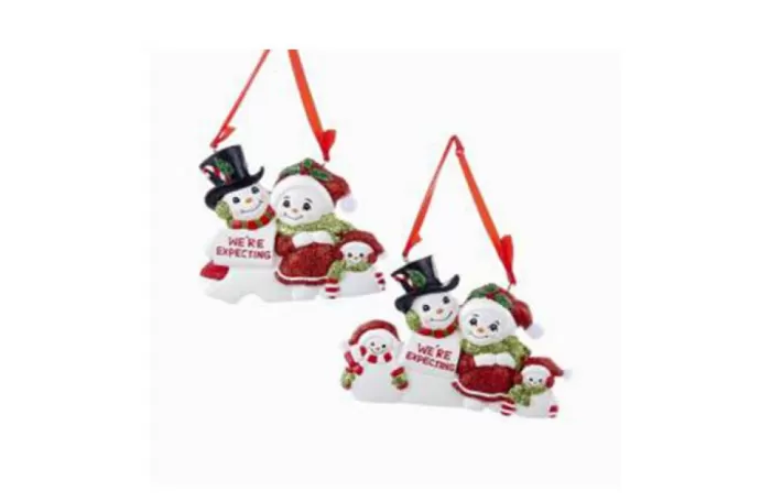 Simply Christmas We'Re Expecting Snow Family* Baby'S First Christmas