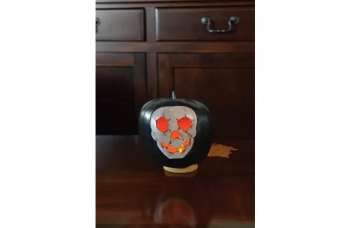 Simply Christmas Xander Gourd* Painted Gourds